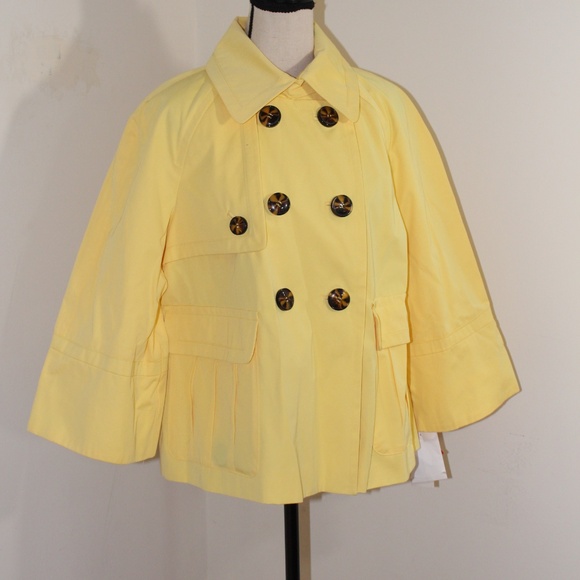 Style&co. Vibrant Yellow rain jacket - Picture 3 of 9